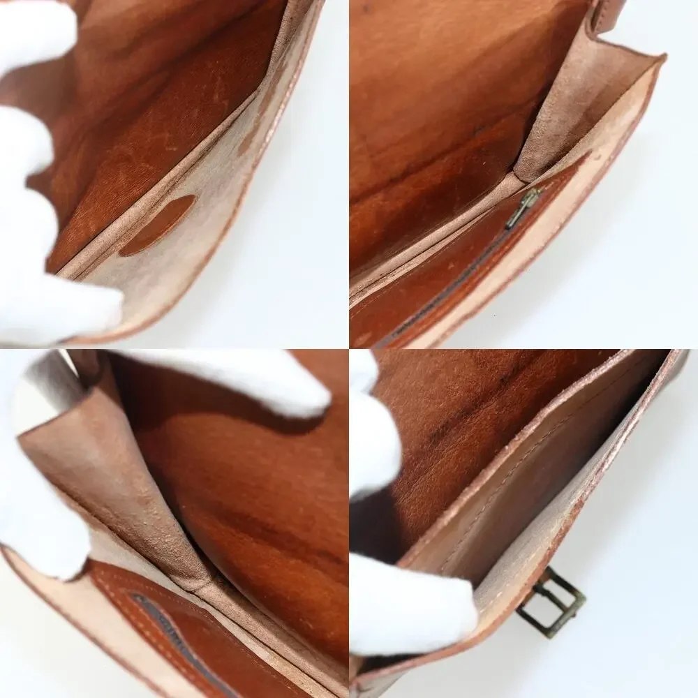 Louis Vuitton Monogram Sac Biface Handbag Brown